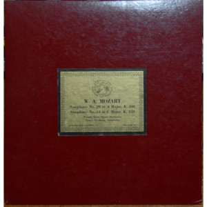 Henry Swoboda Vienna State Opera Orchestra - W. A. Mozart Symphony No. 29 in A Major K. 201; Symphony No. 34 in C Maor K. 338 - Vinyl - LP