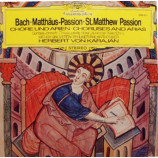 Herbert Von Karajan / The Berliner Philharmoniker / Wiener Singverein - Johann Sebastian Bach: Chore Und Arien Aus Der Mattaus-Passion [Vinyl] - LP