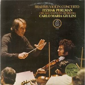 Itzhak Perlman The Chicago Symphony Orchestra - Brahms: Carlo Maria Giulini Violin Concerto [Vinyl] - LP - Vinyl - LP