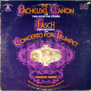 J. F. Paillard Chamber Orchestra - The Pachelbel Canon and Two Suites for Strings Fasch: Two Sinfonias and Concerto - Vinyl - LP