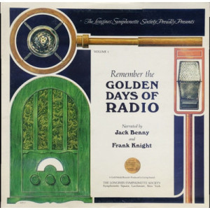 Jack Benny And Frank Knight - Remember The Golden Days Of Radio Volume 1 [Vinyl] - LP - Vinyl - LP