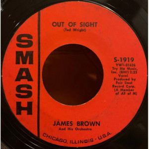 James Brown - Out Of Sight / Maybe The Last Time [Vinyl] - 7 Inch 45 RPM - Vinyl - 7"