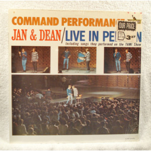 Jan and Dean - Command Performance/Live in Person [Vinyl] - LP - Vinyl - LP
