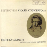 Jascha Heifetz with Charles Munch and The Boston Symphony Orchestra - Beethoven: Violin Concerto (In D) [Vinyl] - LP