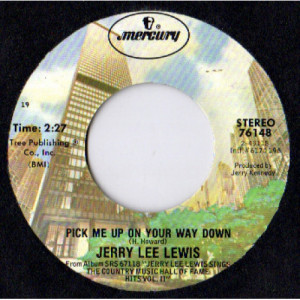 Jerry Lee Lewis - Pick Me Up On Your Way Down / I'm So Lonesome I Could Cry [Vinyl] - 7 Inch 45 RP - Vinyl - 7"