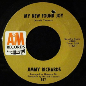 Jimmy Richards - My New Found Joy / Don't Forget Those Who Knew You When [Vinyl] - 7 Inch 45 RPM - Vinyl - 7"