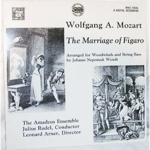 Julius Rudel The Amadeus Ensemble - Mozart The Marriage of Figaro For Woodwinds And String Bass - LP - Vinyl - LP