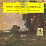 Karl Leister Amadeus Quartett - Johannes Brahms: Klarinettenquintett H-Moll Op 115 - LP