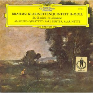Karl Leister Amadeus Quartett - Johannes Brahms: Klarinettenquintett H-Moll Op 115 - LP - Vinyl - LP