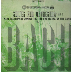 Karl Ristenpart Conducting The Orchestra Of The Sarre - Suites For Orchestra 1 And 2 [Vinyl] - LP - Vinyl - LP