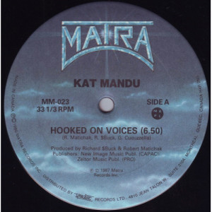 Kat Mandu - Hooked On Voices [Vinyl] - 12 Inch 33 1/3 RPM Maxi-Single - Vinyl - 12" 