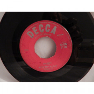 Kitty Wells - Jealousy / I Can't Help Wondering [Vinyl] - 7 Inch 45 RPM - Vinyl - 7"