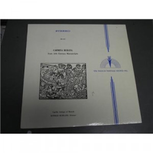 Konrad Ruhland Capella Antiqua Munchen - Carmina Burana From The 13th Century Manuscripts - LP - Vinyl - LP