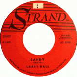 Larry Hall - Sandy/Lovin' Tree [Vinyl] - 7 Inch 45 RPM