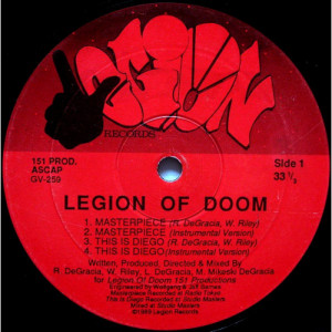 Legion Of Doom - Masterpiece [Vinyl] - 12 Inch 33 1/3 RPM EP - Vinyl - 12" 