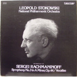 Leopold Stokowski And The National Philharmonic Orchestra - Sergei Rachmaninoff Symphony No. 3 - LP