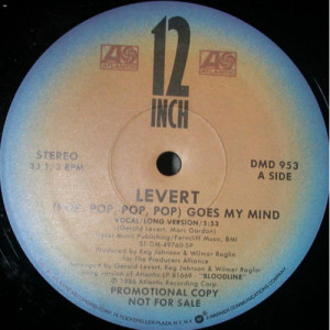 Levert - (Pop Pop Pop Pop) Goes My Mind [Vinyl] - 12 Inch 33 1/3 RPM - Vinyl - 12" 