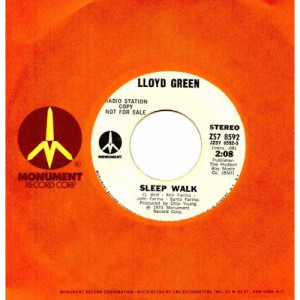 Lloyd Green - Sleep Walk / Sleep Walk [Vinyl] - 7 Inch 45 RPM - Vinyl - 7"