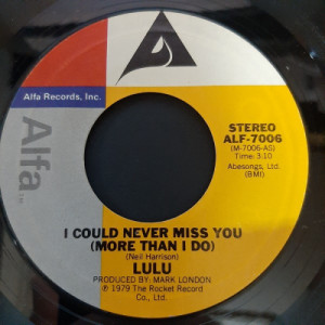 LuLu - I Could Never Miss You (More Than I Do) / Dance To The Feeling In Your Heart [Vi - Vinyl - 7"