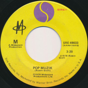 M  - Pop Muzik / M Factor [Vinyl] - 7 Inch 45 RPM - Vinyl - 7"