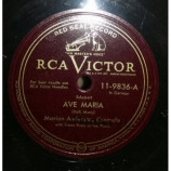 Marian Anderson - Marian Anderson / Franz Rup [Shellac] - 12 Inch 78 RPM