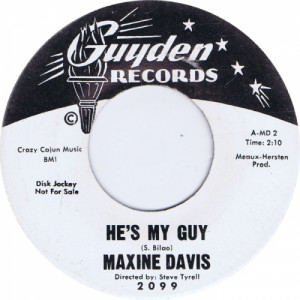 Maxine Davis - He's My Guy / I Found A Love - 7 Inch 45 RPM - Vinyl - 7"