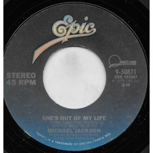 Michael Jackson - She's Out Of My Life / Get On The Floor [Vinyl] - 7 Inch 45 RPM - Vinyl - 7"