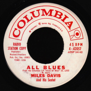 Miles Davis - All Blues / It Ain't Necessarily So - 7 Inch 45 RPM - Vinyl - 7"