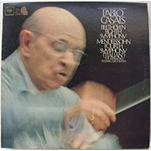 Pablo Casals Conducting The Marlboro Festival Orchestra - Beethoven Eight Symphony and Mendelsson Fourth Symphony (''Italian'') - LP - Vinyl - LP