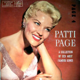 Patti Page - Page 4 - A Collection Of Her Most Famous Songs [Vinyl] - LP