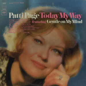 Patti Page - Today My Way [Vinyl] - LP - Vinyl - LP