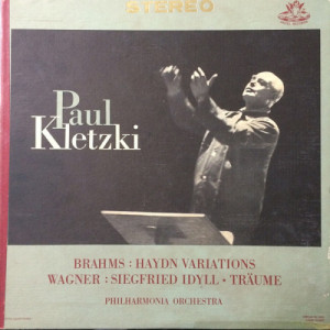 Paul Kletzki / The Philharmonia Orchestra - Brahms / Wagner: Haydn Variations / Siegfried Idyll Traume [Vinyl] - LP - Vinyl - LP