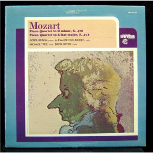 Peter Serkin - Mozart: Piano Quartet in G minor K 478/Piano Quartet in E Flat major K 493 - LP - Vinyl - LP