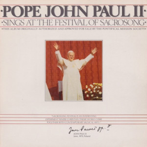 Pope John Paul II - Sings At The Festival Of Sacrosong [Vinyl] - LP - Vinyl - LP