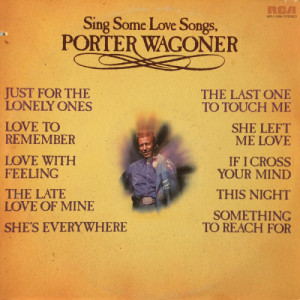 Porter Wagoner - Sing Some Love Songs [Vinyl] Porter Wagoner - LP - Vinyl - LP