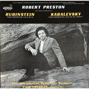 Robert Preston / Rubinstein / Kabalevsky - Piano Concerto No. 3 In G Op. 45 / Piano Concerto No. 3 In D Op. 50 (''Youth'')  - Vinyl - LP