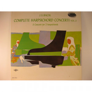 Robert Veyron-Lacroix Jean-Francois Paillard Chamber Orchestra - J. S. Bach: Complete Harpsicord Concerti Vol. 3 [Vinyl] - LP - Vinyl - LP