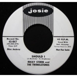 Rocky Storm And The Twinkletones - Should I / My Baby Left Me Swinging [Vinyl] - 7 Inch 45 RPM