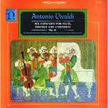 Roland Douatte Collegium Musicum De Paris - Antonio Vivaldi Six Concerti For Flute Strings And Continuo Op. 10 - LP