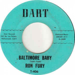Ron Fury - Baltimore Baby / When Ya' Comin' Home [Vinyl] - 7 Inch 45 RPM - Vinyl - 7"