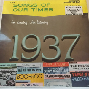 Roy Ross And His Orchestra - Songs Of Our Times - Song Hits Of 1937 [Vinyl] - LP - Vinyl - LP