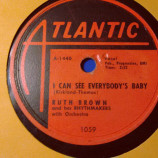 Ruth Brown And Her Rhythmakers And Orchestra - I Can See Everybody's Baby / As Long As I'm Moving [Vinyl] - 10 Inch 78 RPM