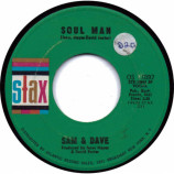 Sam & Dave - Soul Man / When Something Is Wrong With My Baby [Record] - 7 Inch 45 RPM