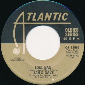 Sam & Dave - Soul Man / When Something Is Wrong With My Baby [Vinyl] - 7 Inch 45 RPM - Vinyl - 7"