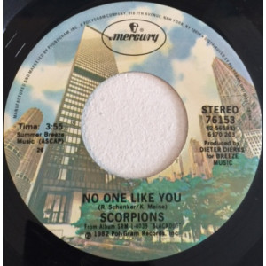 Scorpions - No One Like You / Now! [Vinyl] - 7 Inch 45 RPM - Vinyl - 7"