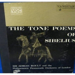 Sir Adrian Boult And The Pilharmonic Promenade Orchestra Of London - The Tone Poems of Sibelius Vol. I and Vol II - LP - Vinyl - LP