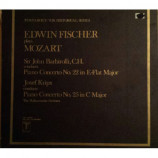 Sir John Barbirolli / Edwin Fischer / Josef Krips / Phiharmonia Orchestra - Edwin Fischer Plays Mozart - LP