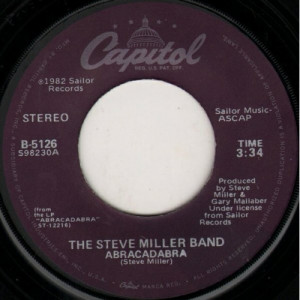Steve Miller Band - Abracadabra / Baby Wanna Dance [Vinyl] - 7 Inch 45 RPM - Vinyl - 7"