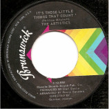 The Artistics - It's Those Little Things That Count / Being In Love [Vinyl] - 7 Inch 45 RPM