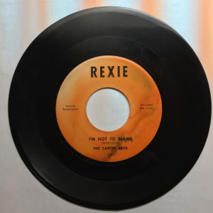 The Carter Bros - I'm Not To Blame / Voodoo Cha Cha Cha [Vinyl] - 7 Inch 45 RPM - Vinyl - 7"